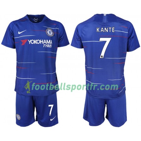 Tenue Chelsea KANTE 7 Enfant Domicile 2018-2019 Maillot de Foot